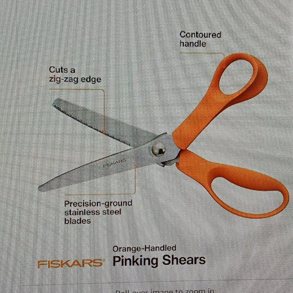 Fiskars Stainless Pinking Scissors - Picture 4 of 10
